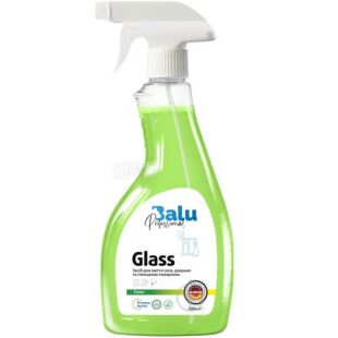 Balu Glass, 500 мл, Засіб для миття дзеркал, скла та глянцевих поверхонь, Лайм, спрей