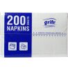 Grite Super Extra, 200 pcs., Grite dispenser wipes, two-layer, V-fold, white, 165x220 mm