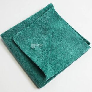 Magnum Terry King, Салфетка-Микрофибра безворсовая Магнум, 400х400 мм, мятная