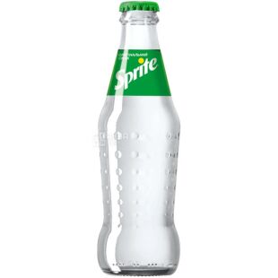 Sprite, 0,25 л, Напій газований Лимон-Лайм Спрайт, скло