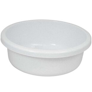 Curver, 9 л, Миска пластиковая, круглая, светло-серая