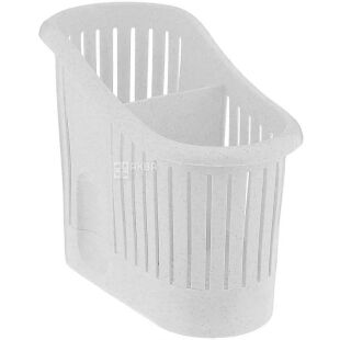 Curver, 14 x 6,5 x 14,5 см, Сушарка для столового набору, світло-сіра