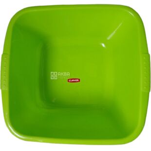 Curver Lux, 14 л, Миска пластиков квадратна Курвер, салатова 