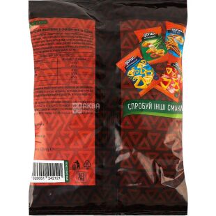 Gonzo, 40 г, Снеки кукурудзяні трикутники зі смаком Чилі та Лайму Гонзо