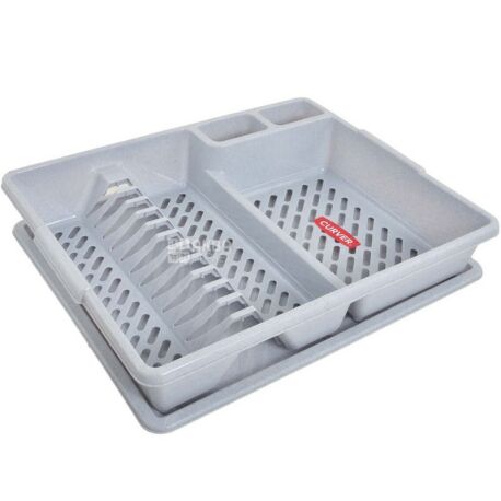 Curver, 450х380х88 mm, Dish dryer with tray, plastic, beige buy