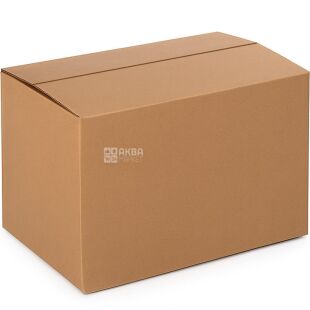 Коробка картонная четырехклапанная, 240х170х100 мм, Т22, до 1 кг, бурая