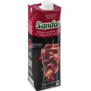 Sandorа Коктейльная коллекция, 0,95 л, Нектар из красного Винограда Сандора