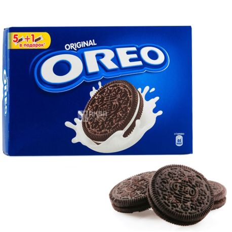 Oreo, 228 г, печенье, с какао и кремовой начинкой ванильного вкуса