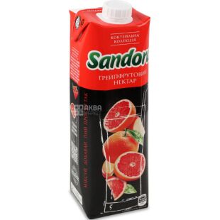 Sandorа Коктейльная коллекция, 0,95 л, Сок нектар из Грейпфрут Сандора