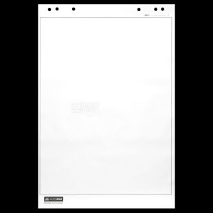 Buromax, 20 листов, Бумага для флипчарта нелинованная Буромакс, 64 см х 90 см