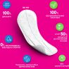 Carefree Flexiform Cotton Feel, 56 шт., Прокладки гігієнічні щоденні без крилець Кефрі, без запаху 