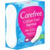 Carefree Cotton Feel Normal Aloe, 56 шт., Прокладки гигиенические ежедневные без крылышек Кефри, с экстрактом Алоэ