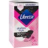 Libresse, Daily Fresh Normal Black, 30 шт., Прокладки ежедневные, черные