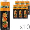 Sandorа Коктейльная коллекция, Упаковка 10 шт. х 0,95 л, Нектар Апельсиновый Сандора