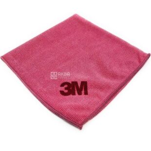 ЗM Scotch Brit, Універсальна серветка полірувальна мікрофібра, 360 x 360 мм, червона