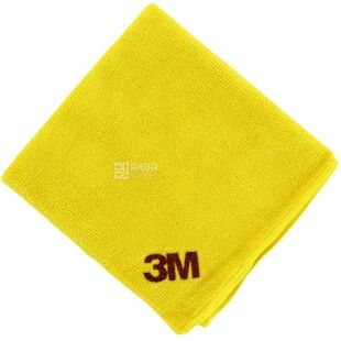 ЗM Scotch Brit, Універсальна серветка полірувальна мікрофібра, 360 x 360 мм, жовта