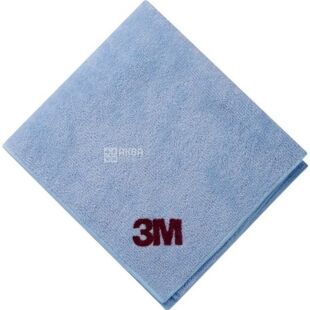 ЗM Scotch Brit, Універсальна серветка полірувальна мікрофібра, 360 x 360 мм, синя