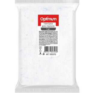 Optimum, Тряпка для пола Оптимум, 500 х 600 мм, белая