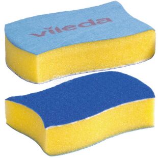 Vileda Glitzi Ceran, 2 шт., Губки кухонные для стеклокерамических плит Виледа