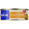 Kaija, 240 г, Сардина Атлантическая в масле, с ключом