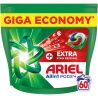 Ariel All-in-1 Extra Stain Removal, 60 шт., Капсулы для стирки белой и цветной одежды, Ариэль Экстрасила выведение пятен