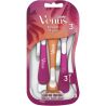 Gillette Venus Miami Vibes, 3 шт., Бритва для бритья для женщин одноразовая Джиллетт