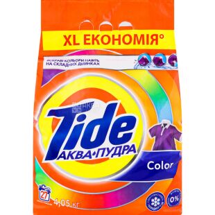 Tide Color, 4,05 кг, Пральний порошок для кольорового одягу, Тайд Аква-Пудра 