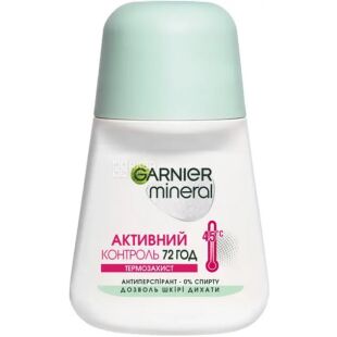 Garnier, 50 мл, Дезодорант-антиперспирант, Шариковый, Термозащита