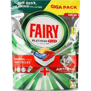 Fairy Original All, 71 шт., Капсулы для посудомоечных машин Лимон Фейри