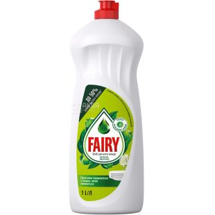 Fairy, Зелене яблуко, 1 л, Рідкий засіб для миття посуду