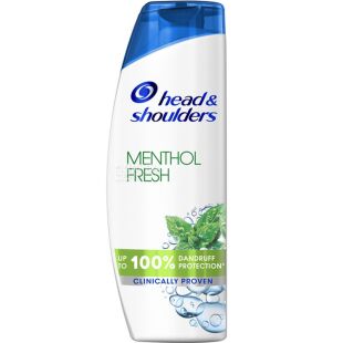 Head & Shoulders, 400 мл, Шампунь против перхоти, Ментол
