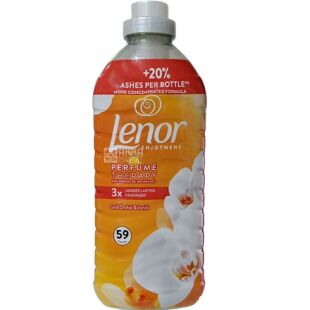 Lenor Gold Orchid & Vanilla, 1,239 л, Кондиционер для стирки Золотая орхидея и Ваниль, Ленор