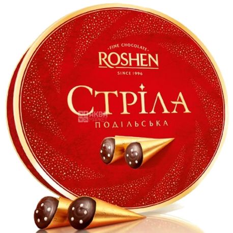 Roshen, 200 г, Конфеты шоколадные со вкусом карамели Стрила, Рошен