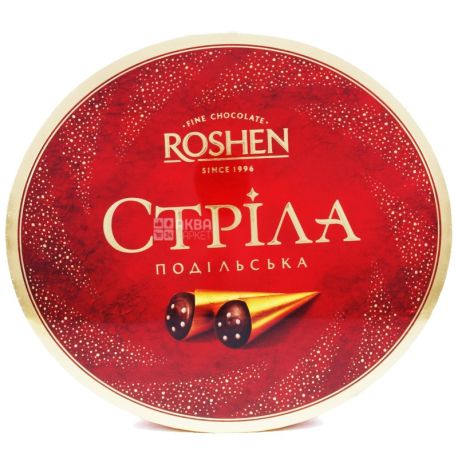 Roshen, 200 г, Конфеты шоколадные со вкусом карамели Стрила, Рошен