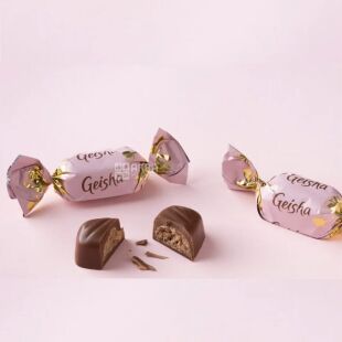 Fazer Geisha, 150 г,  Цукерки шоколадні, з тертим горіхом, Фазер