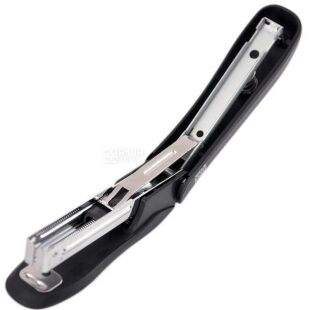 Buromax, Степлер, 10 аркушів, №10, ВМ4126, Пластик, Чорний