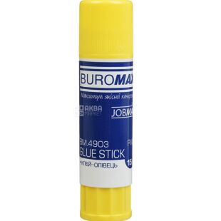 Buromax, PVA, 15 г, Клей-олівець