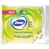 Zewa Мoist Natural Camomile, 42 листа, Влажная туалетная бумага Зева, Ромашка