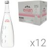 Evian, Упаковка 12 шт. х 0,75л, Эвиан Вода негазированная, стекло