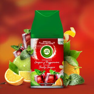 Air Wick Freshmatic, 250 мл, Освіжувач повітря Фруктова Сангрія з прянощами, змінний балон