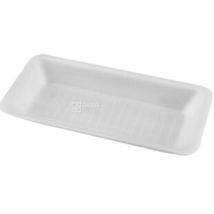 Підложка зі спіненого полістиролу для лотка, 100 шт., біла