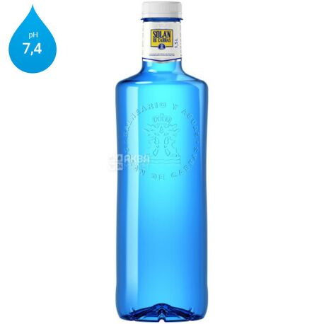 Solán de Cabras, 1,5 л, Солан де кабрас, Вода минеральная негазированная, ПЭТ