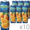 Sandora, Упаковка 10шт. х 0,95л, Сок апельсиновый 100% Сандора, без сахара