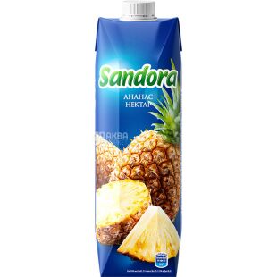 Sandora, 0,95 л, Нектар натуральный Ананасовый Сандора