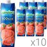 Sandora, Упаковка 10шт. х 0,95л, Сок натуральный Томатный Сандора, с солью