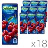 Sandora, Упаковка 18 шт. х 200 мл, Нектар Вишневий натуральний Сандора, з трубочкою