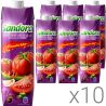 Sandora Flamin Hot, Упаковка 10 шт. х 0,95 л, Сік Томатний з сіллю Пікантний Сандора