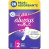Always Platinum Super Quatro, 26 шт., прокладки гигиенические с крылышками, 4 капли
