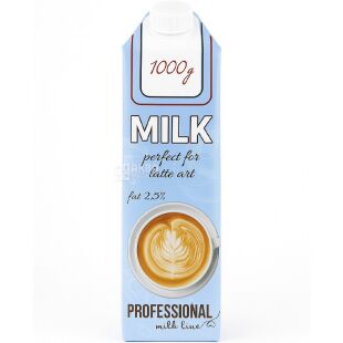 PROFESSIONAL line, 1 л, Профешнл лайн, Молоко для кавових напоїв, ультрапастеризоване, 2,5%