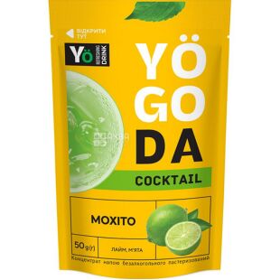 YOGODA Cocktail, 50 г, Напій розчинний концентрований Коктейль Мохіто